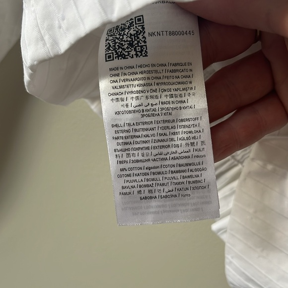 Guess milkmade square neck puff sleeve top blouse size S - Picture 3 of 5